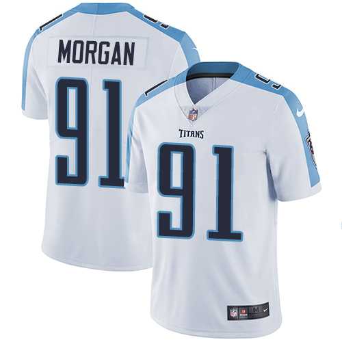 Nike Tennessee Titans #91 Derrick Morgan White NFL Vapor Untouchable Limited Jersey,We sell and wholesale Nike Tennessee Titans #91 Derrick Morgan White NFL Vapor Untouchable Limited Jersey on line form chian!